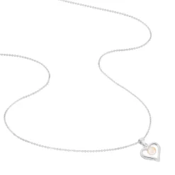 Collier Saynaae Argent Blanc Perle De Culture