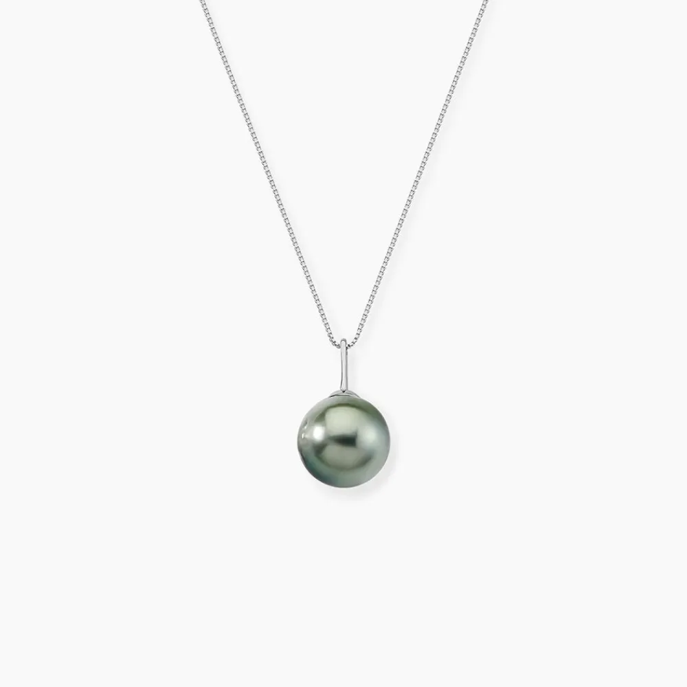 Marc Orian Colliers|Colliers Avec Pierres > Collier Semi-baroque Or Blanc Perle De Culture De Tahiti