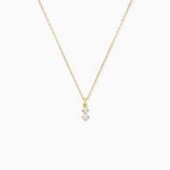 Marc Orian Colliers Diamant|Colliers > Collier Serenya Or Jaune Diamant Synthétique