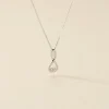 Collier Shaeen Or Blanc Diamant