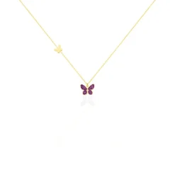 Marc Orian Colliers|Bijoux Enfant > Collier Silia Papillon Or Jaune