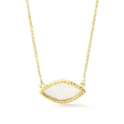 Marc Orian Colliers|Colliers Avec Pierres > Collier Silma Or Jaune Nacre or jaune nacre blanche