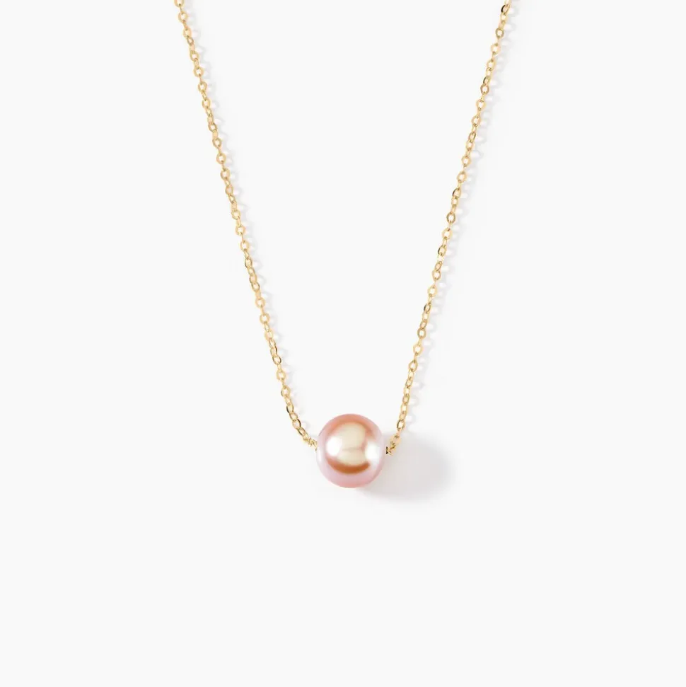 Collier Sissy Or Jaune Perle De Culture