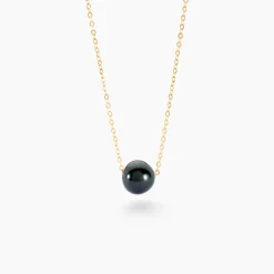 Collier Sissy Or Jaune Perle De Culture