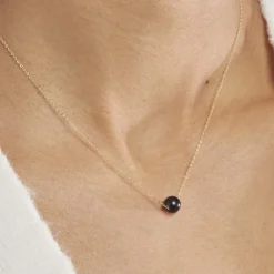 Collier Sissy Or Jaune Perle De Culture