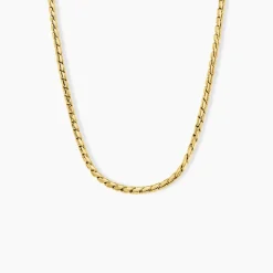 Marc Orian Colliers Fantaisie|Colliers > Collier Sloane Acier Jaune
