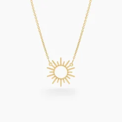 Marc Orian Colliers|Colliers Femme > Collier Soleil Eternel Or Jaune