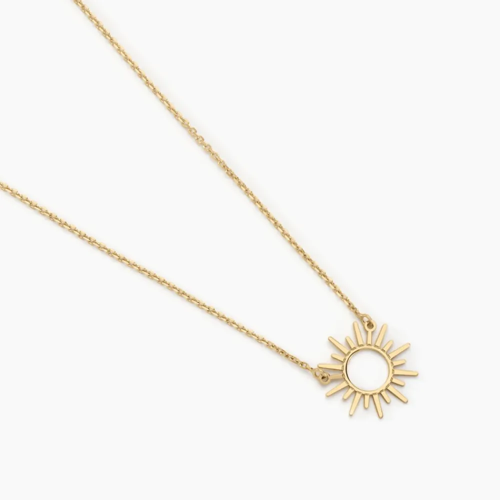 Marc Orian Colliers|Colliers Femme > Collier Soleil Eternel Or Jaune