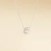 Marc Orian Colliers|Colliers Avec Pierres > Collier Star Or Blanc Oxyde De Zirconium