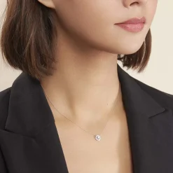 Marc Orian Colliers|Colliers Avec Pierres > Collier Star Or Blanc Oxyde De Zirconium