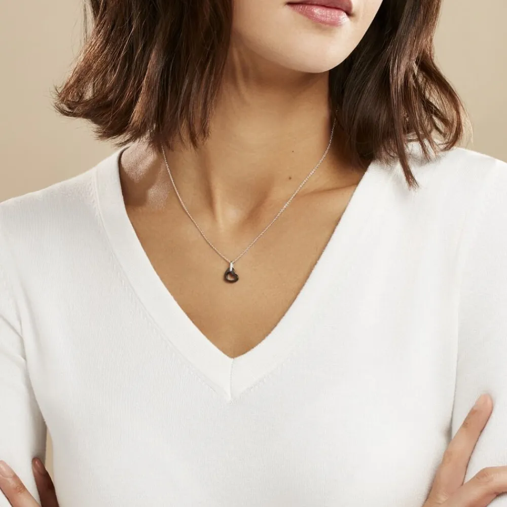 Marc Orian Colliers Fantaisie|Colliers > Collier Sumeyra Argent Blanc Céramique Et Oxyde De Zirconium