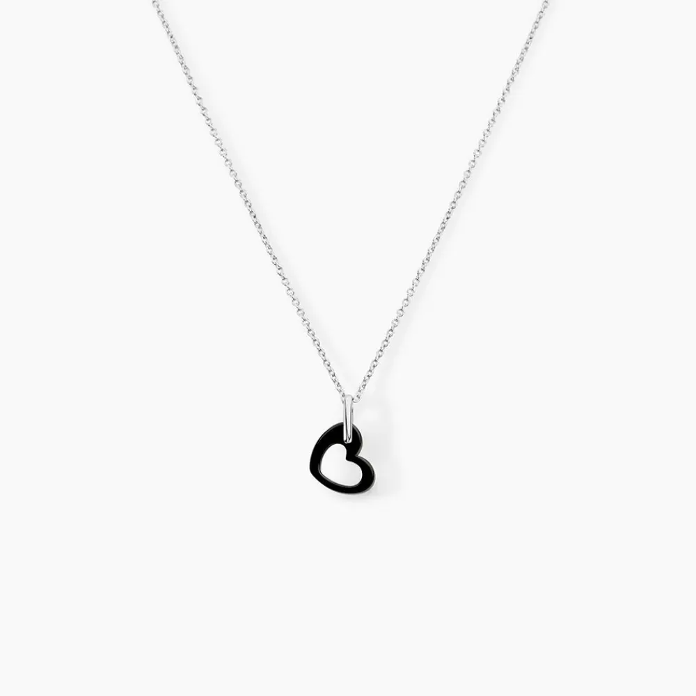 Marc Orian Colliers Fantaisie|Colliers > Collier Sumeyra Argent Blanc Céramique Et Oxyde De Zirconium