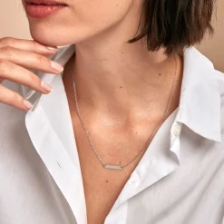 Marc Orian Colliers Fantaisie|Colliers > Collier Suzeanne Argent Blanc