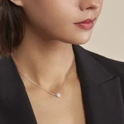 Marc Orian Colliers Fantaisie|Colliers > Collier Swanny Argent Blanc Oxyde De Zirconium