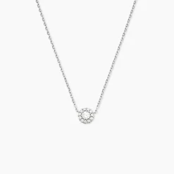 Marc Orian Colliers Fantaisie|Colliers > Collier Swanny Argent Blanc Oxyde De Zirconium