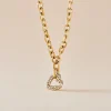 Marc Orian Colliers Fantaisie|Colliers > Collier Sydnee Acier Jaune Cristal