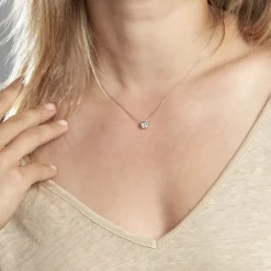Marc Orian Colliers Fantaisie|Colliers > Collier Talya Argent Blanc Oxyde De Zirconium