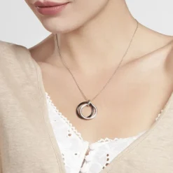 Marc Orian Colliers|Colliers Avec Pierres > Collier Tania Argent Blanc Céramique Et Oxyde De Zirconium