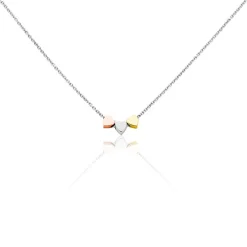 Marc Orian Colliers Fantaisie|Colliers > Collier Tania Argent Tricolore