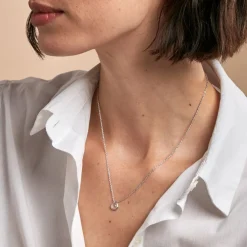 Marc Orian Colliers Fantaisie|Colliers > Collier Tao Argent Blanc Quartz argent blanc quartz rose