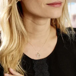 Marc Orian Colliers Diamant|Colliers Cœur > Collier Titaina Or Tricolore Diamant