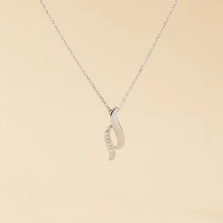 Collier Tylane Or Blanc Diamant