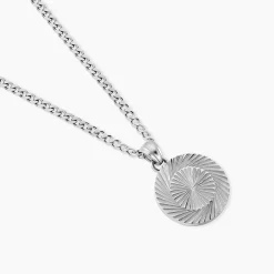 Marc Orian Colliers Fantaisie|Colliers > Collier Valen Acier Blanc