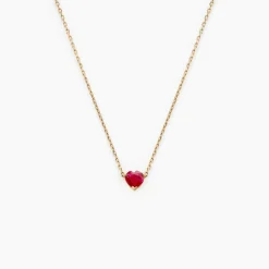 Marc Orian Colliers|Colliers Cœur > Collier Valerius Or Jaune Rubis