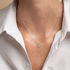 Marc Orian Colliers Diamant|Colliers > Collier Vasya Or Blanc Diamant