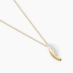 Collier Vero Or Jaune Oxyde De Zirconium