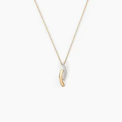 Collier Vero Or Jaune Oxyde De Zirconium