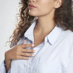 Marc Orian Colliers|Colliers Avec Pierres > Collier Vesta Or Jaune Perle De Culture