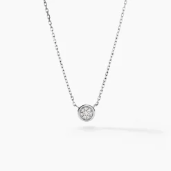 Marc Orian Colliers Diamant|Colliers > Collier Violanda Or Blanc Diamant
