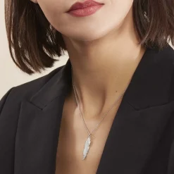 Marc Orian Colliers|Colliers Argent > Collier Violka Argent Blanc