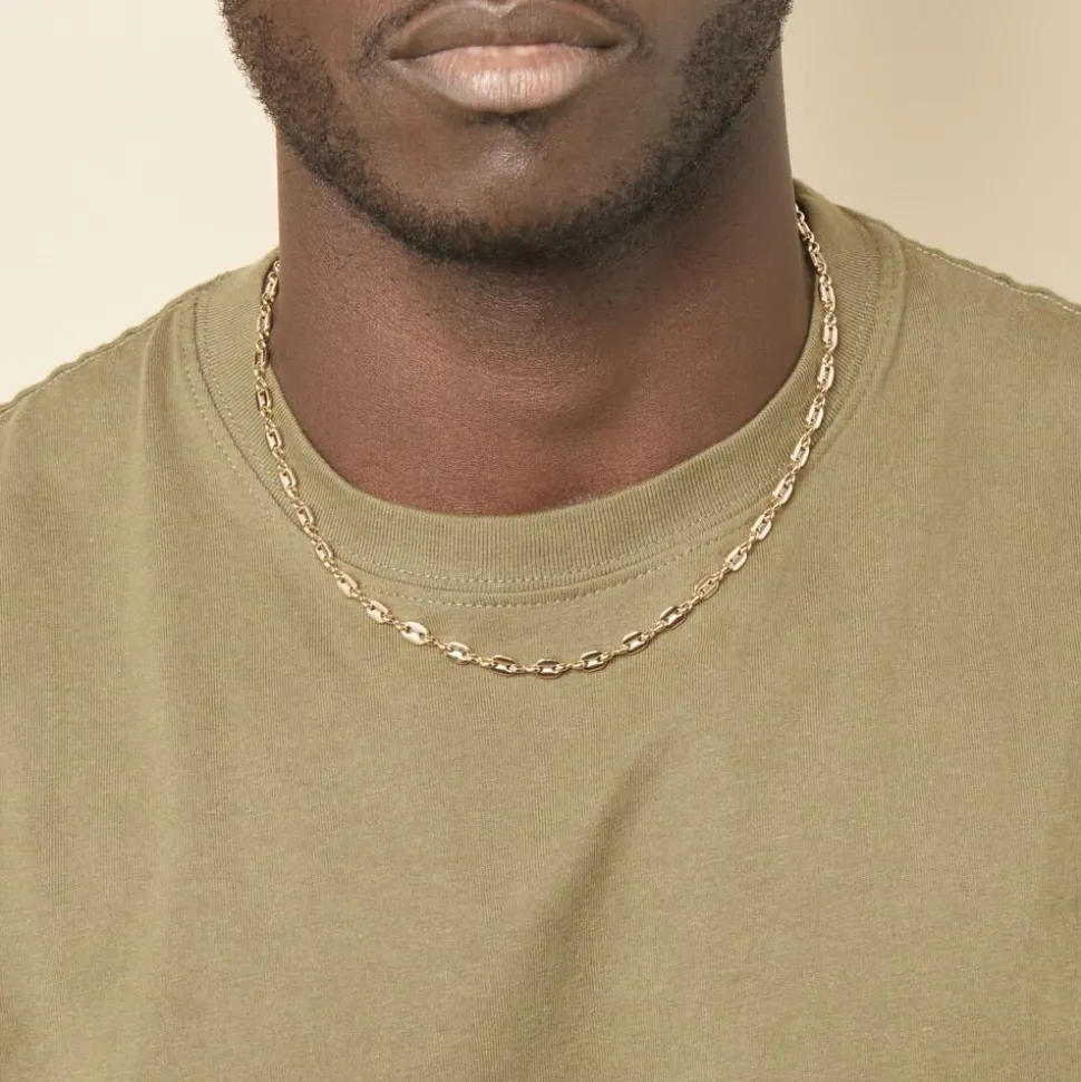 Collier William Plaqué Or Jaune