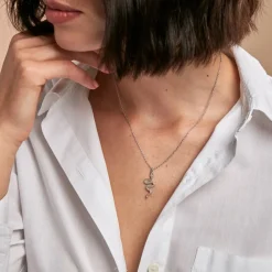Marc Orian Colliers Fantaisie|Colliers > Collier Yoshie Argent Blanc