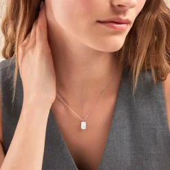 Marc Orian Colliers Fantaisie|Colliers > Collier Youna Argent Blanc Oxyde De Zirconium