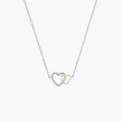 Collier Ysma Or Jaune Argent Blanc Oxyde De Zirconium