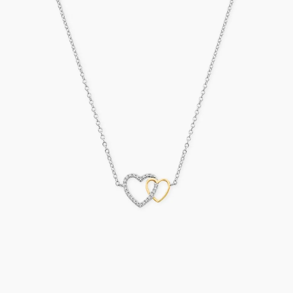 Collier Ysma Or Jaune Argent Blanc Oxyde De Zirconium