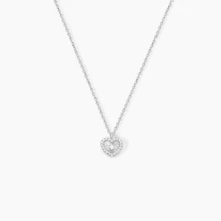 Marc Orian Colliers Fantaisie|Colliers > Collier Yvannah Argent Blanc Oxyde De Zirconium
