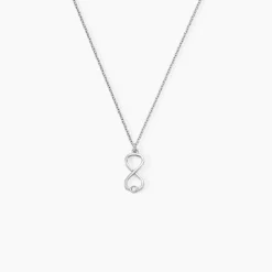 Marc Orian Colliers Fantaisie|Colliers > Collier Zayra Argent Blanc Oxyde De Zirconium