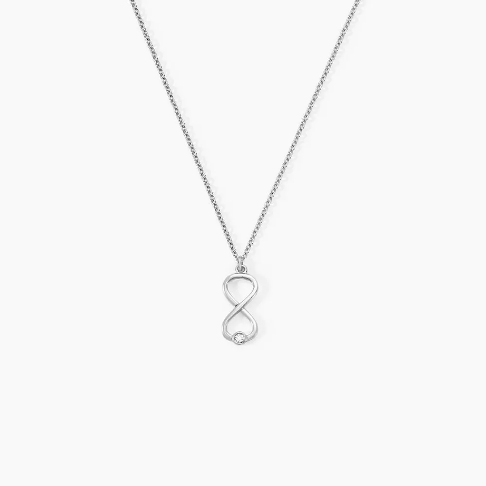 Marc Orian Colliers Fantaisie|Colliers > Collier Zayra Argent Blanc Oxyde De Zirconium