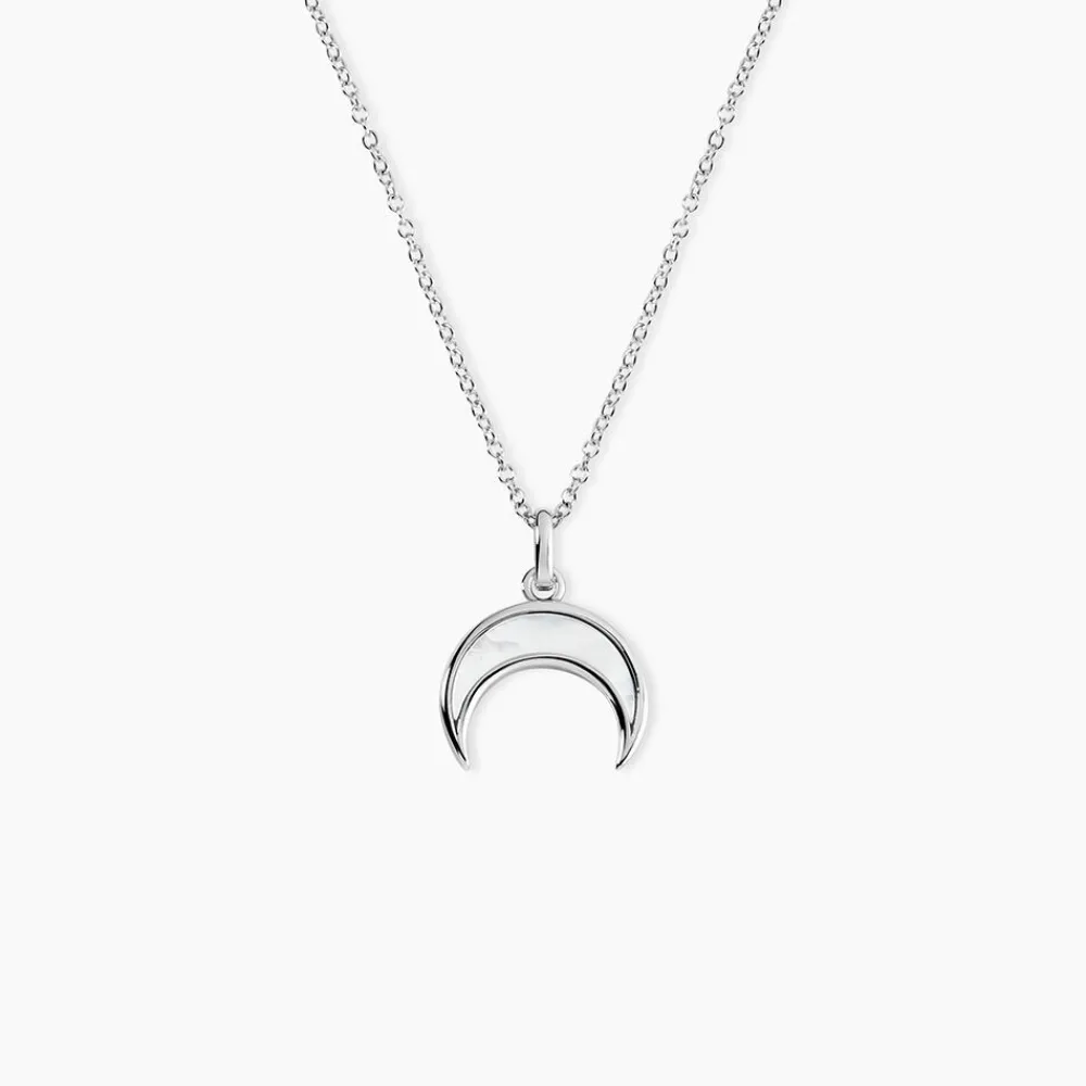 Marc Orian Colliers Fantaisie|Colliers > Collier Zea Argent Nacre
