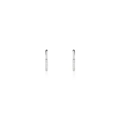 Marc Orian Créoles Argent|Bijoux Zirconium > Creoles Argent Blanc Deep In Love Oxyde De Zirconium