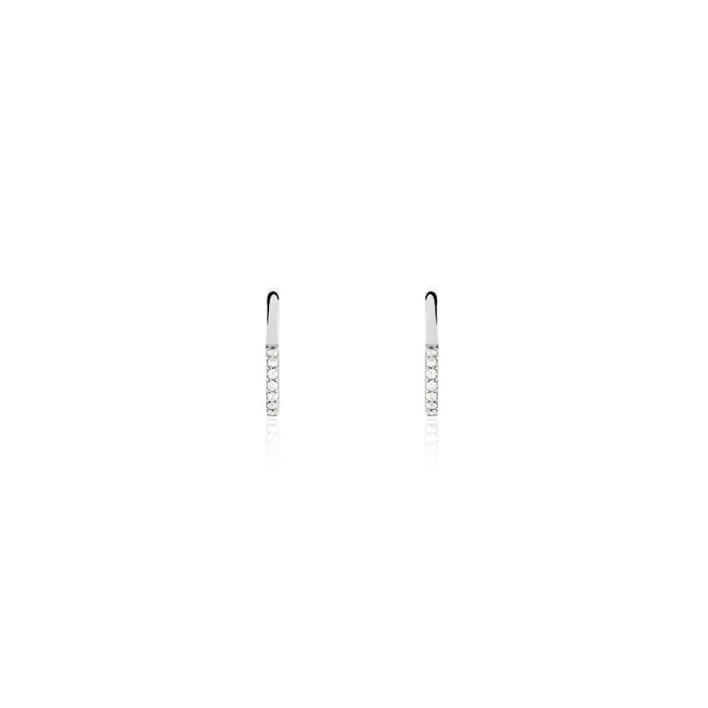 Marc Orian Créoles Argent|Bijoux Zirconium > Creoles Argent Blanc Deep In Love Oxyde De Zirconium