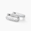 Marc Orian Créoles Argent|Bijoux Zirconium > Creoles Rio Argent Blanc Oxyde De Zirconium