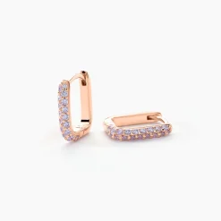 Marc Orian Créoles Argent|Bijoux Zirconium > Creoles Rio Argent Rose Oxyde De Zirconium argent rose oxyde lavande