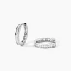 Marc Orian Créoles Argent|Bijoux Zirconium > Créoles Alexa Argent Argenté Oxyde De Zirconium
