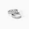 Marc Orian Créoles Argent|Bijoux Zirconium > Créoles Alexa Argent Blanc Oxyde De Zirconium