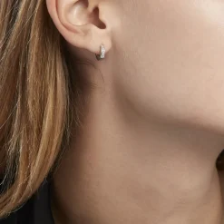 Marc Orian Créoles Argent|Bijoux Zirconium > Créoles Alexa Argent Blanc Oxyde De Zirconium